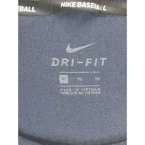 Penn State Mont Alto Baseball Nike Dri-Fit Shirt Gray Blue Long Sleeve XL Shirt - Picture 8 of 9